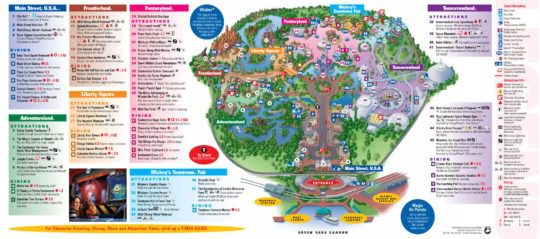 Magic Kingdom Map