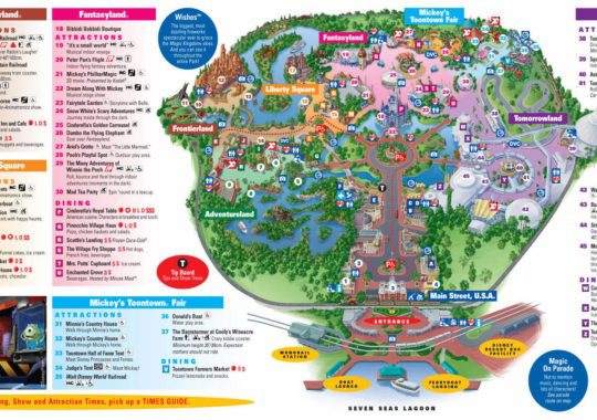 Magic Kingdom Map by Orlandoescape.com