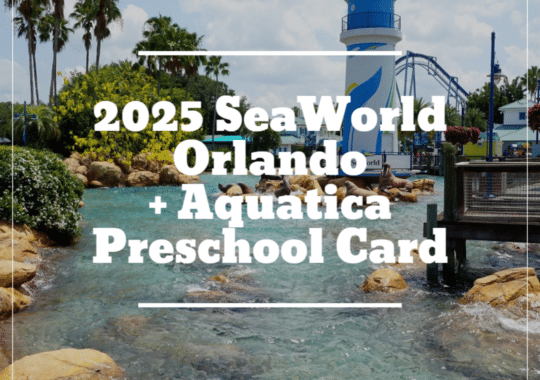 Unlimited Fun with the FREE 2025 SeaWorld Orlando + Aquatica Orlando Preschool Card